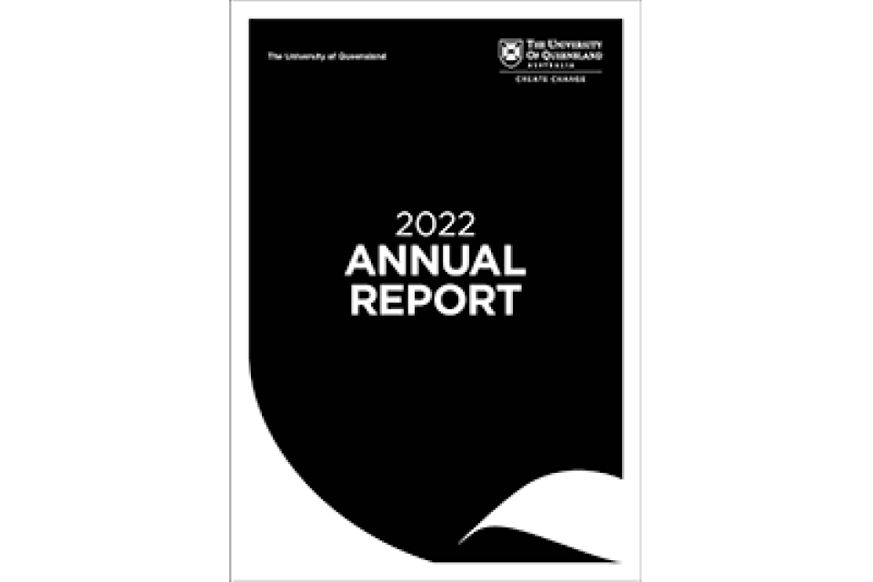 Cover of the 2022 annual report