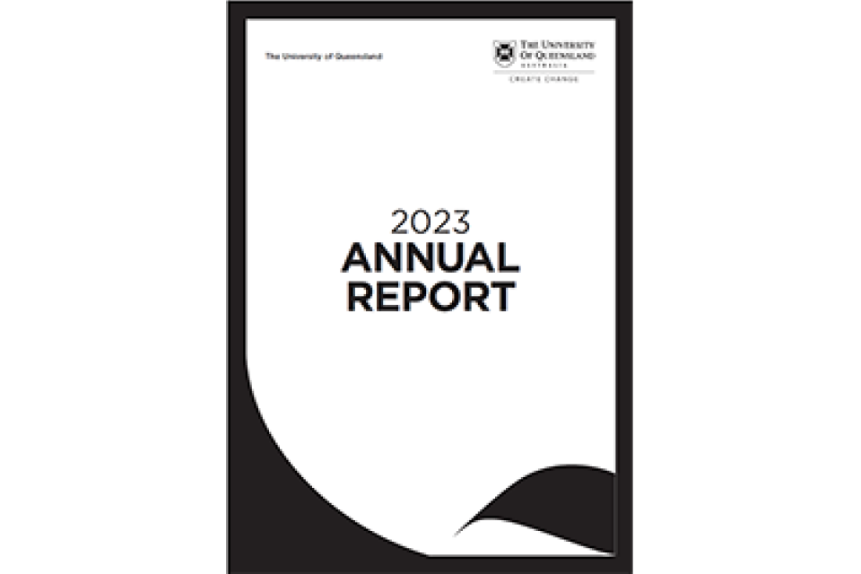 Cover of the 2023 annual report