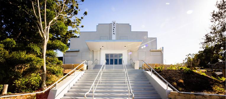 Avalon Theatre from the street after restoration