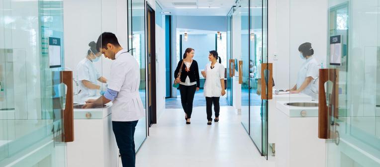 Current students in the oral health centre at Herston