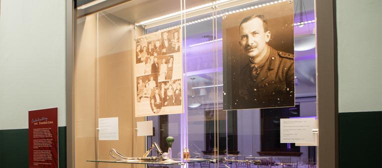 Exhibit-behind-glass
