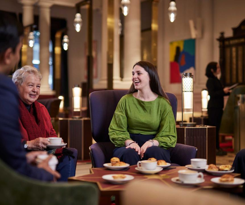 ladies talking