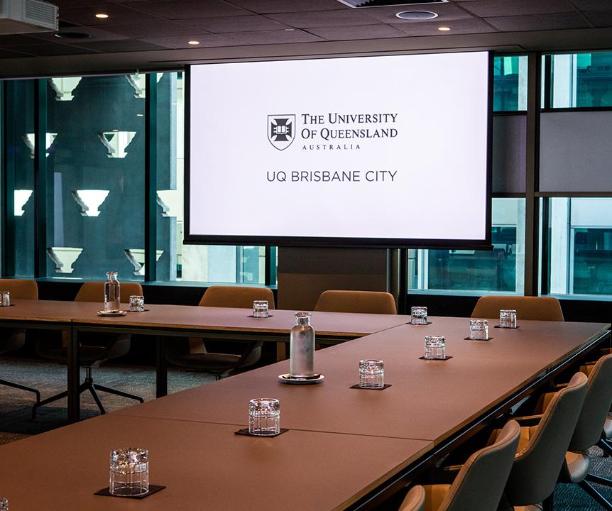 Meeting room at UQ Brisbane City