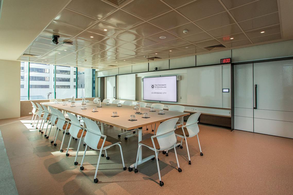 Meeting room at UQ Brisbane City