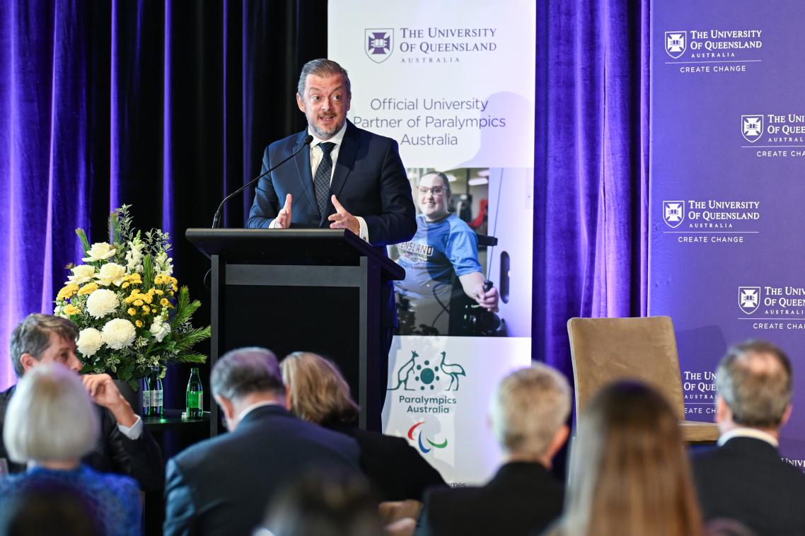 IPC President Andrew Parsons at UQ Talks: The inclusion revolution