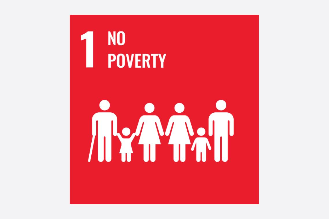 Sustainable Development Goal 1 icon